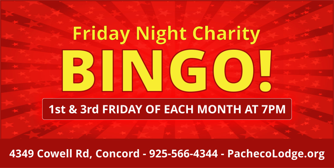 Charity Bingo Fridays At 7PM